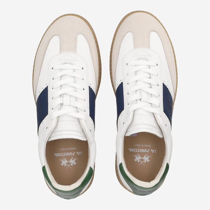 La Martina SCARPA UOMO - White,combined - Sole