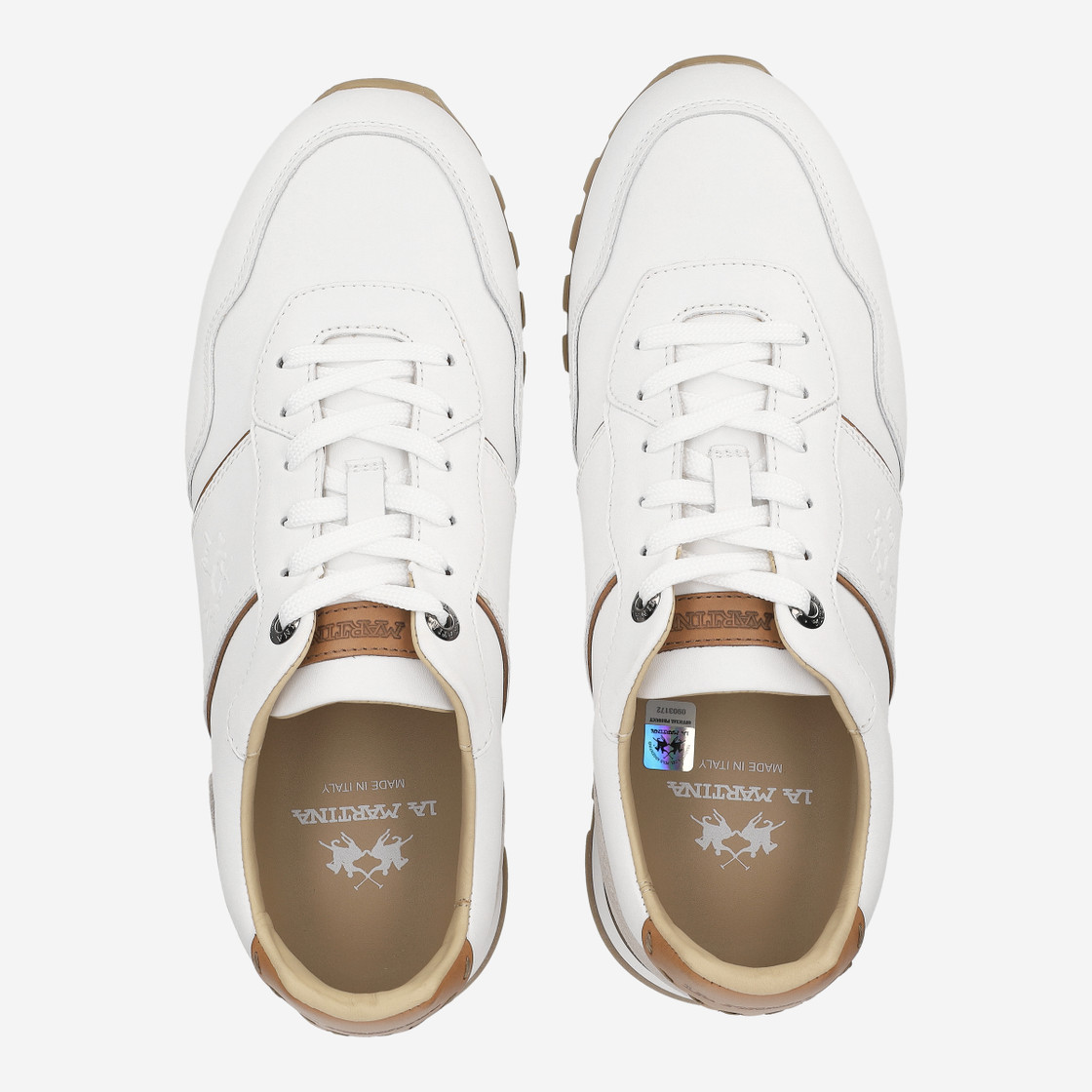 La Martina SCARPA UOMO - White,combined - Sole