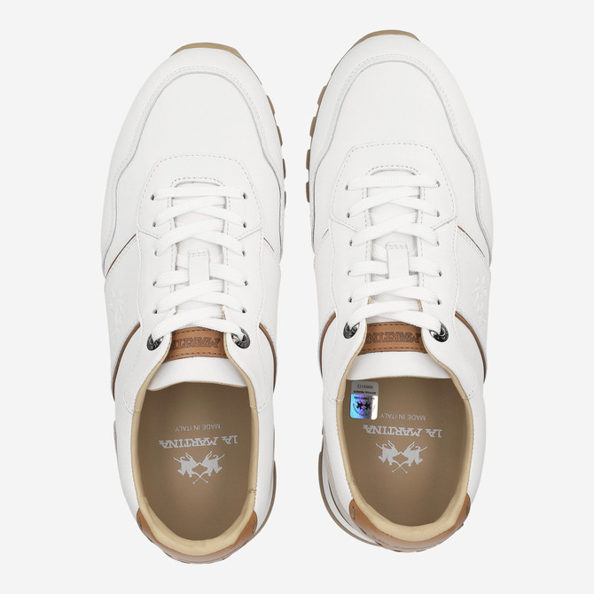 La Martina SCARPA UOMO - White,combined - Sole
