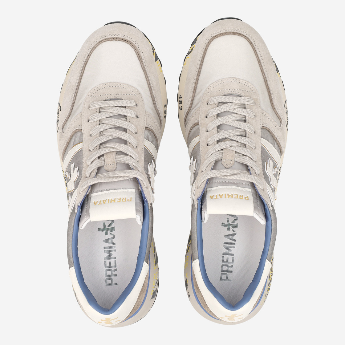 Premiata LANDER - Gray - Sole