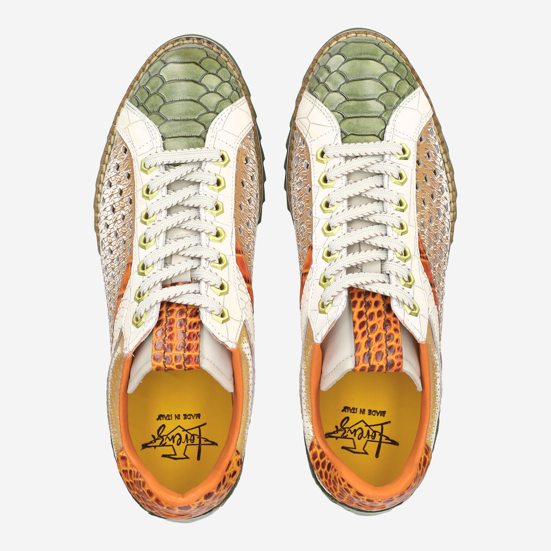 Lorenzi 17598 - Grün / Orange - Sohle