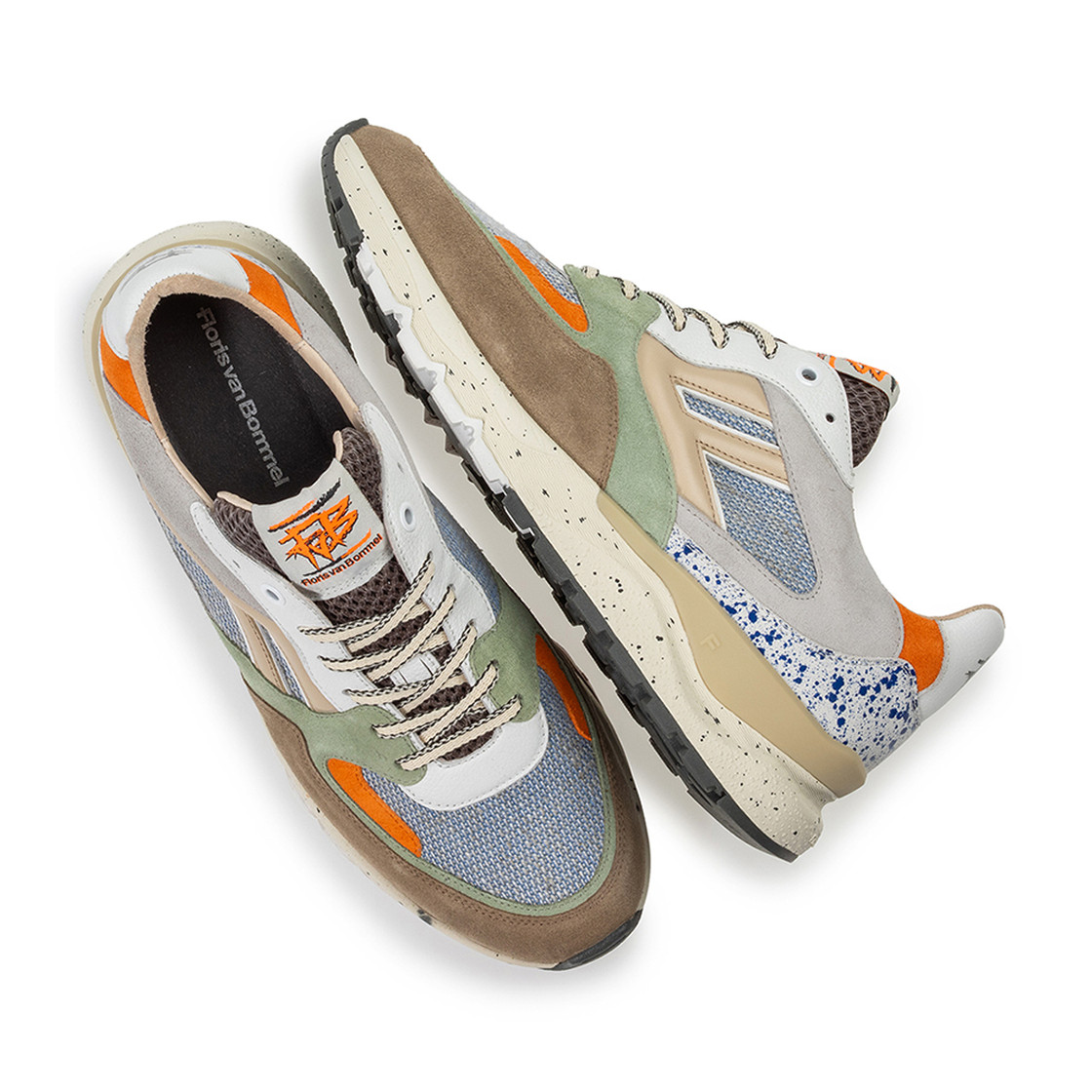 Floris van Bommel De Treener - Blue, combined - Sole