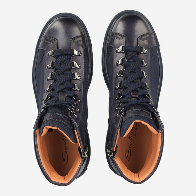 Santoni 18190 U59 - Blue - Sole