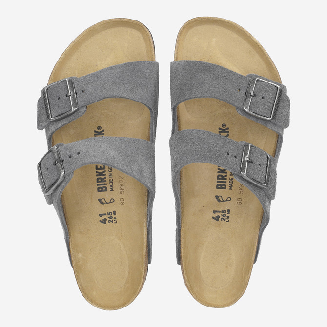 birkenstock ARIZONA SUEDE - Gray - Sole