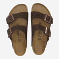 birkenstock ARIZONA SUEDE LEATHER - brown, dark - sole