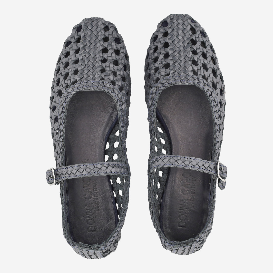 Donna Carolina CLARA BRAID STRAP - Blau - Sohle