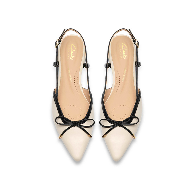 Clarks Sensa15 Bow - White (Cream) - Sole