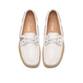Clarks Godney Boat - White - Sole