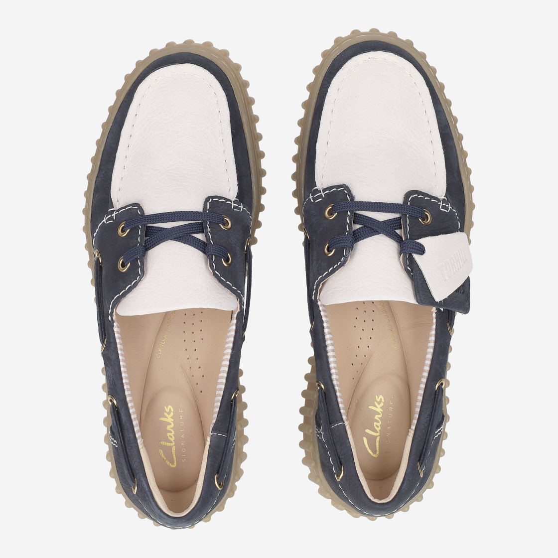 Clarks Torhill Boat - Blau, kombiniert - Sohle