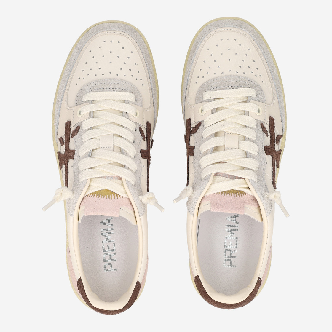 Premiata BSKTCLAYD - White - Sole