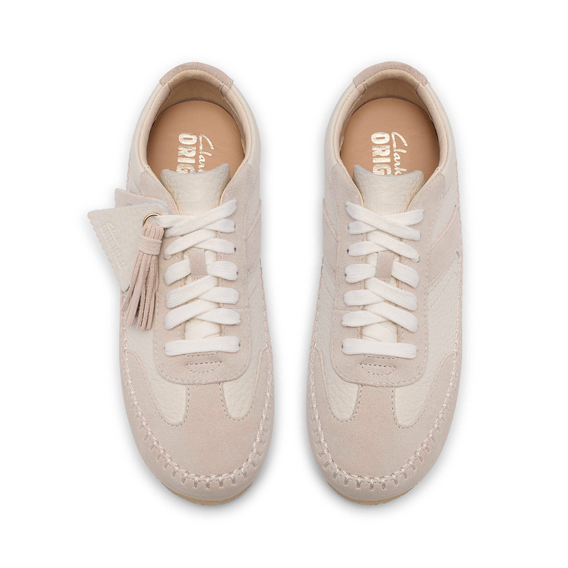 Clarks Tor Low - White (Cream) - Sole