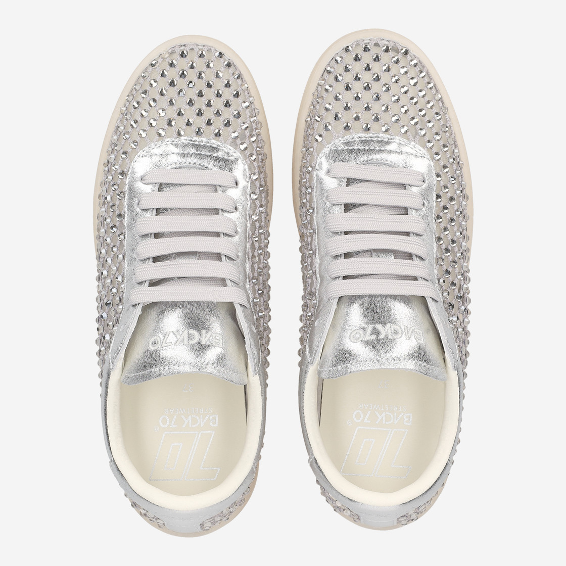 BACK 70 STRASS BIG SMART - Silver - Sole