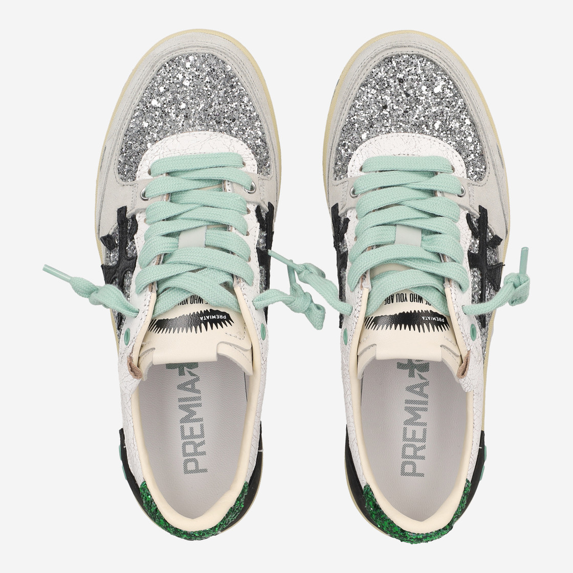 Premiata BSKTCLAYD - Silver - Sole