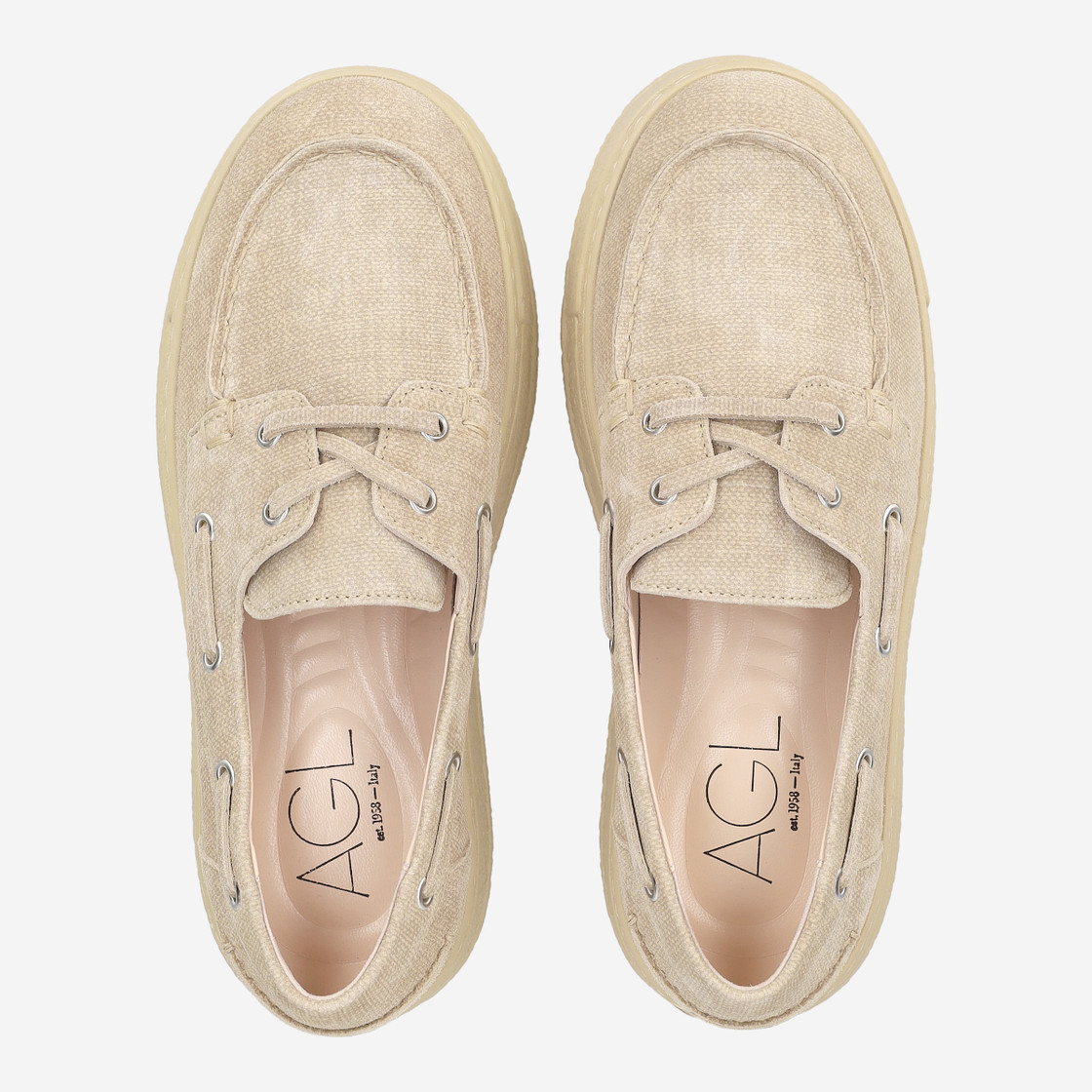 Attilio Giusti GIULY BOAT - Brown / Beige - Sole