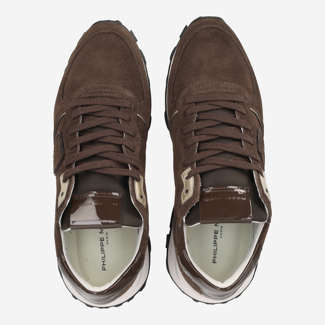Philippe Model TROPEZ HAUTE LOW - Brown - Sole