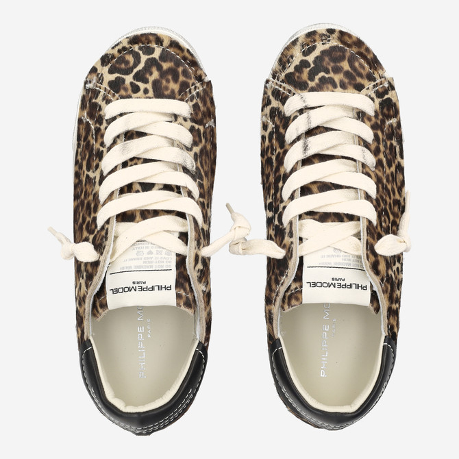 Philippe Model PRSX LOW - Brown combined - Sole