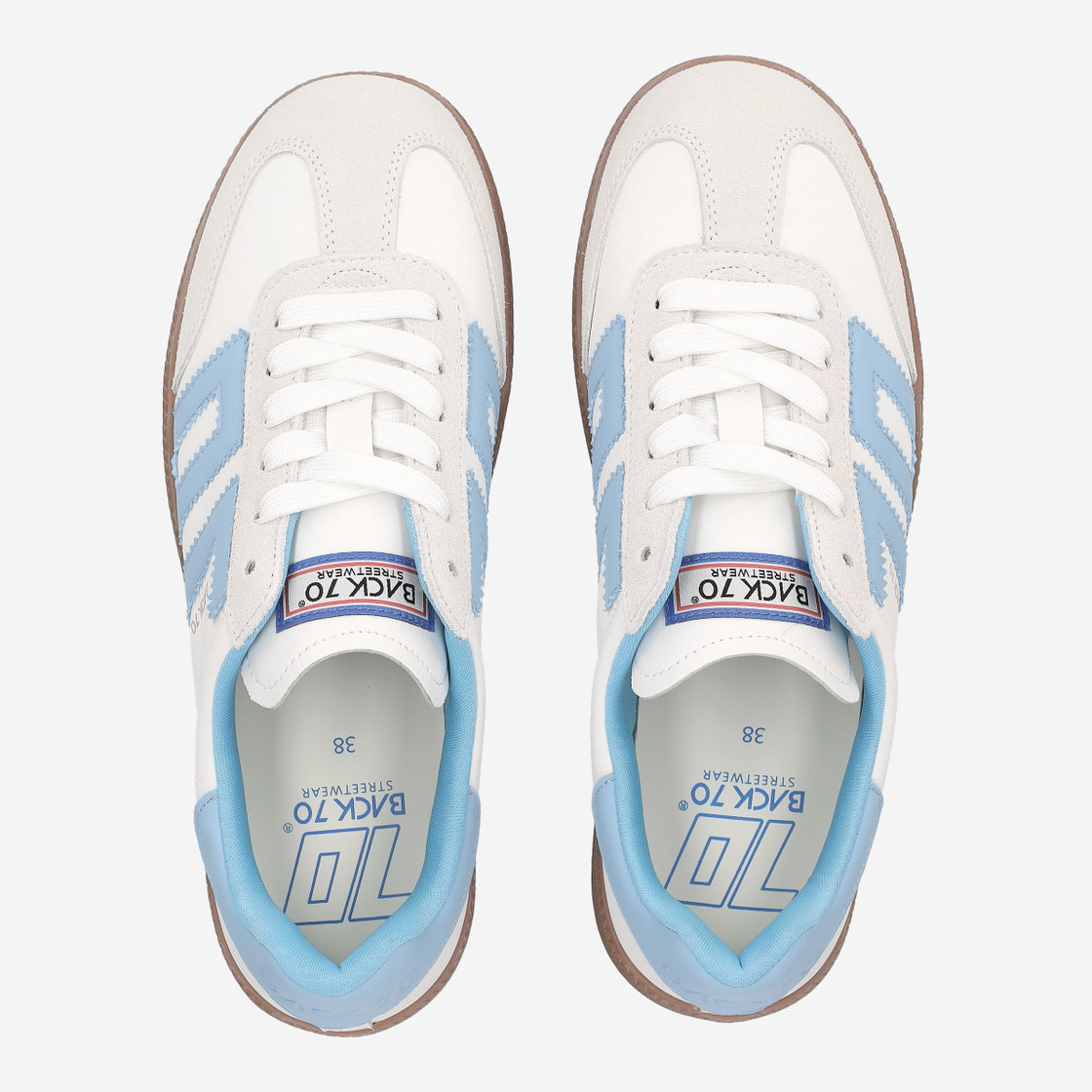 BACK 70 CLOUD - Blue (pastel) / White - Sole