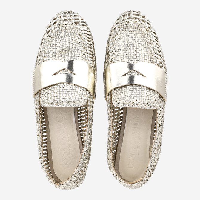 Donna Carolina CAPRI BRAID - Gold - Sohle