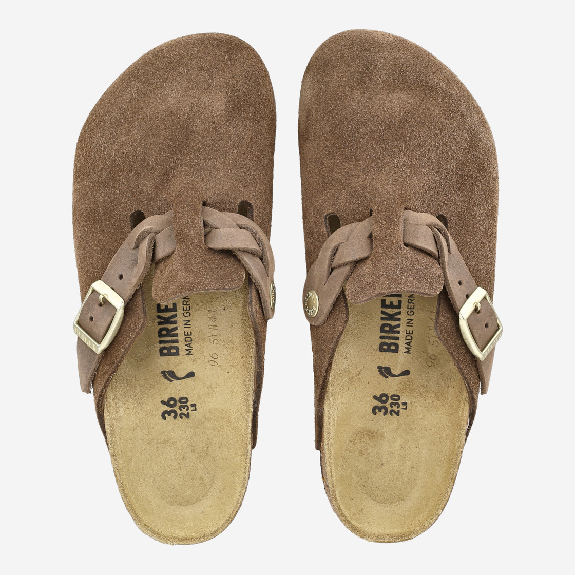 birkenstock BOSTON BRAIDED - Braun, dunkel - Sohle