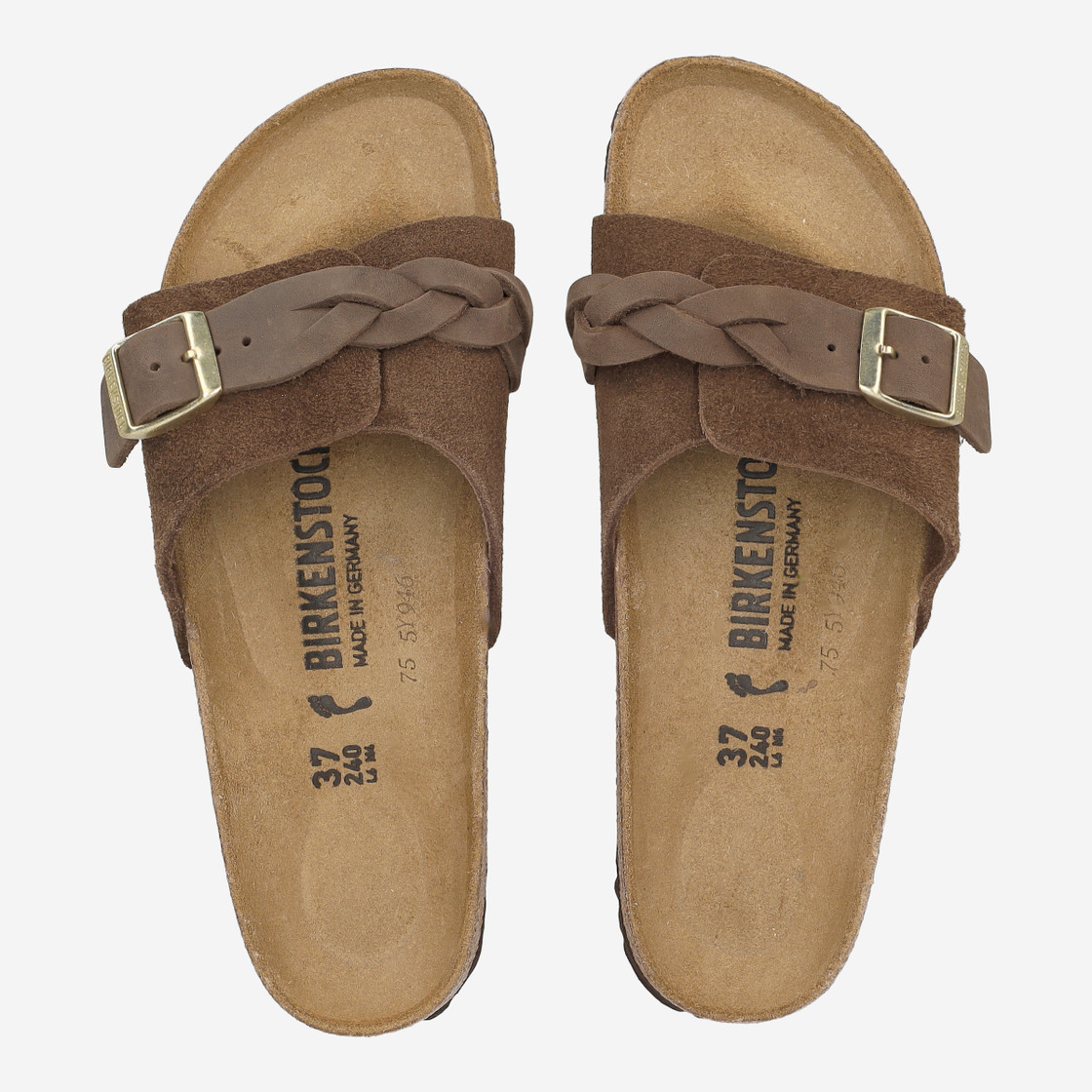 birkenstock OITA BRAIDED - brown, dark - sole