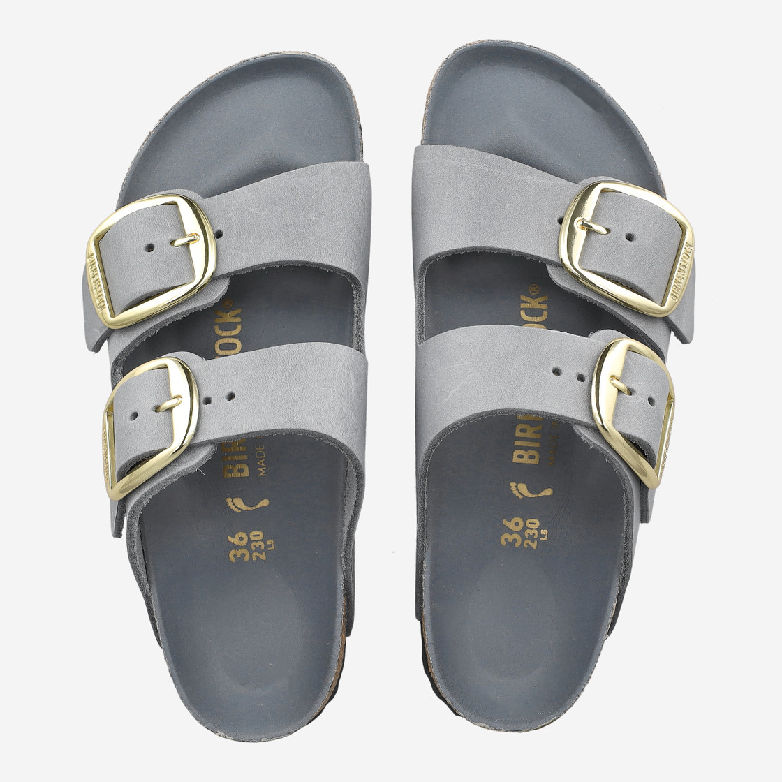 birkenstock ARIZONA BIG BUCKLE - Grau(Türkis) - Sohle