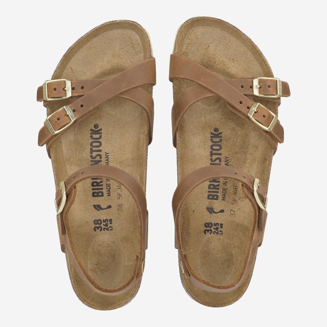 birkenstock KUMBA NATURAL LEATHER - Brown - Sole