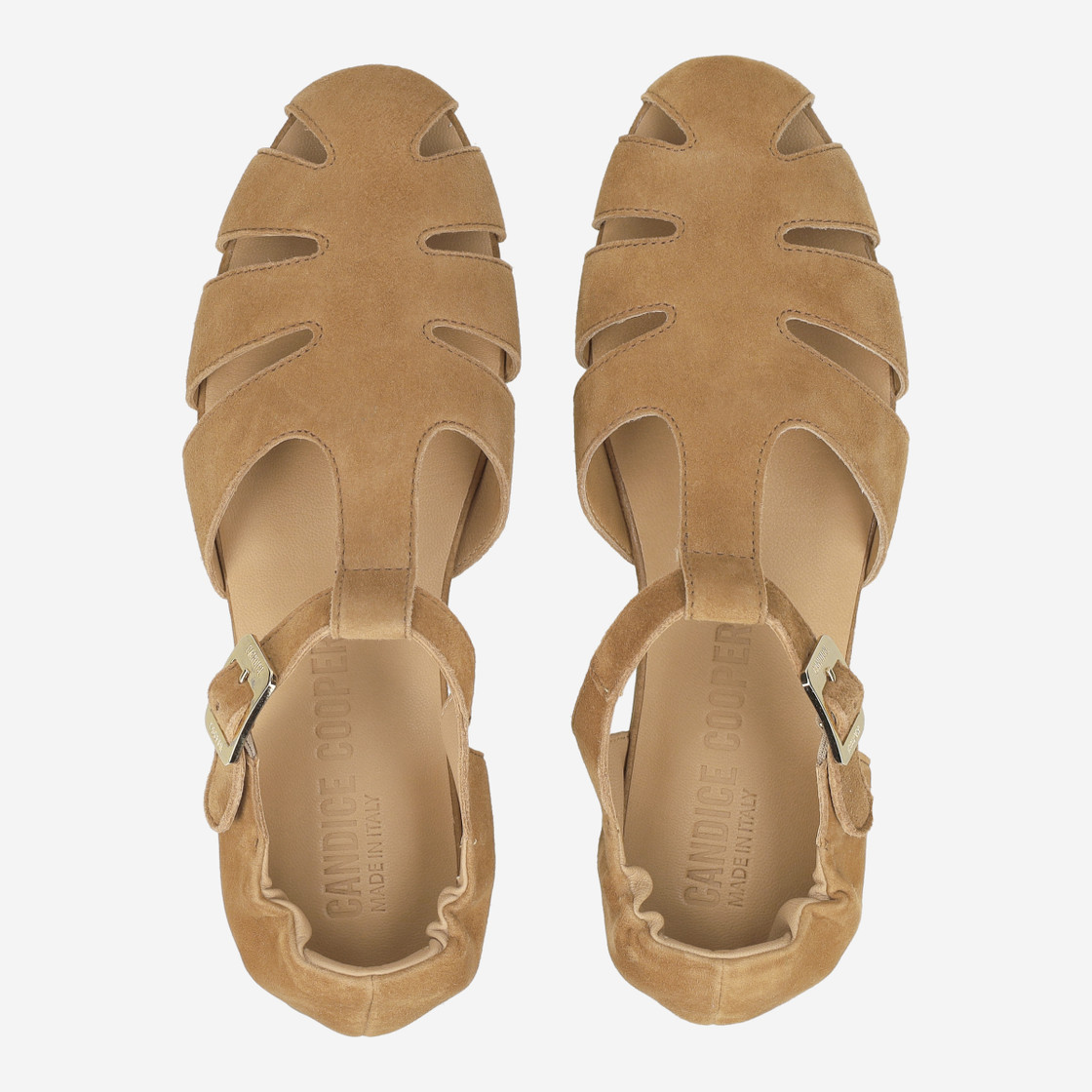 Candice Cooper DANDY T-BAR - Brown - Sole