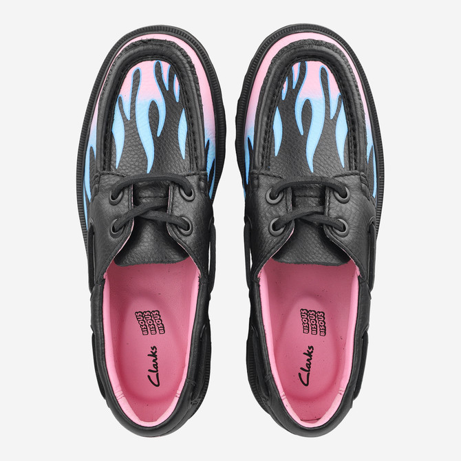 Clarks Cleyhill Fire - Schwarz, kombiniert - Sohle