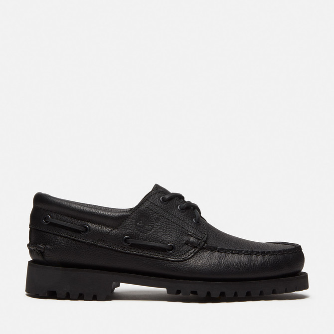 Timberland A2PDQ Authentic BOAT SHOE - Black - Back View