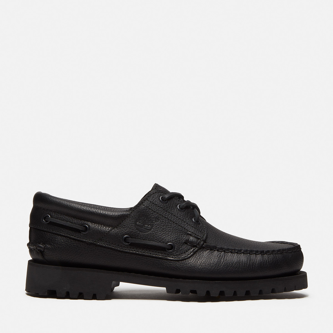 Timberland A2PDQ Authentic BOAT SHOE - Black - Back View