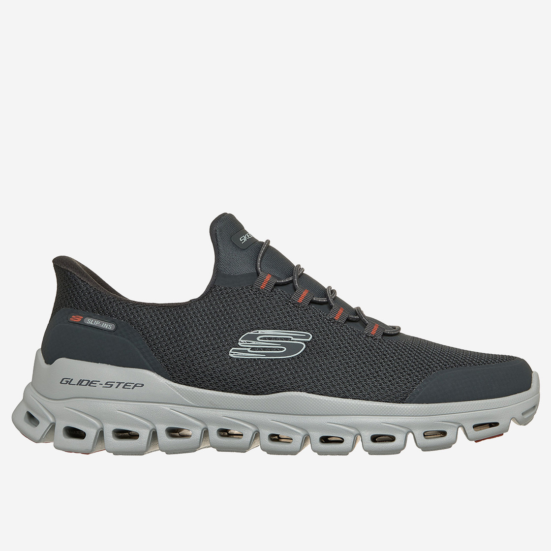 Skechers GLIDE STEP - Grau - Rückansicht