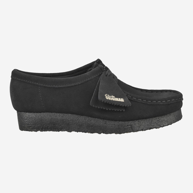 Clarks Wallabee - Schwarz - Rückansicht