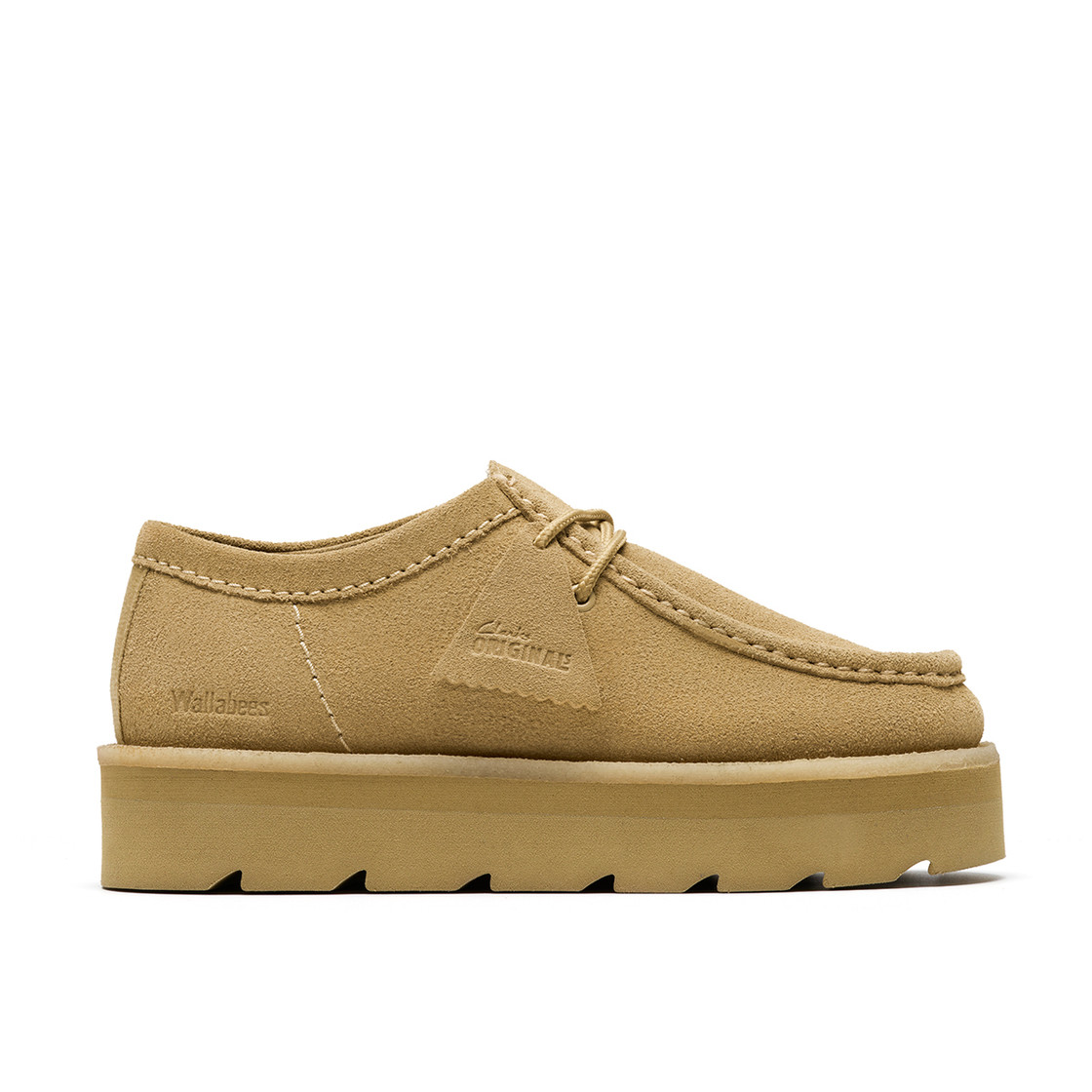 Clarks Meare Walla - Beige - Back View