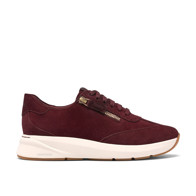 Clarks Code R Run - Rot (Bordeaux) - Rückansicht