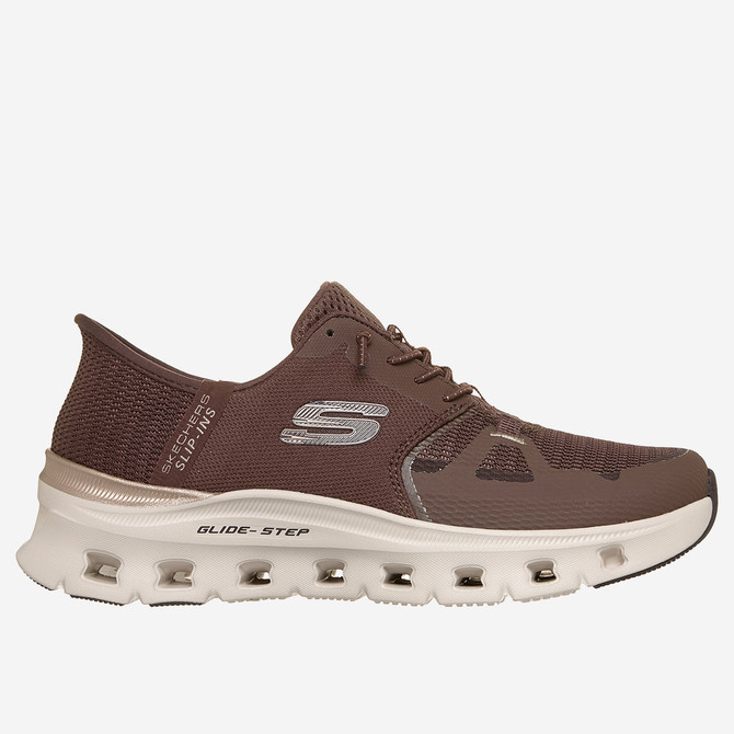 Skechers GLIDE STEP PRO - Braun - Rückansicht