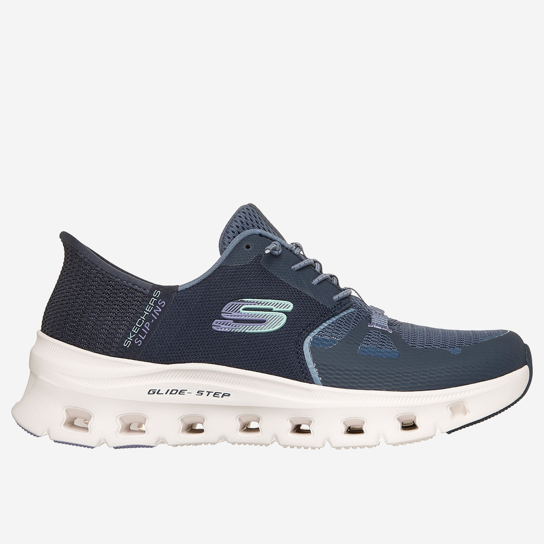 Skechers GLIDE STEP PRO - Blau - Rückansicht