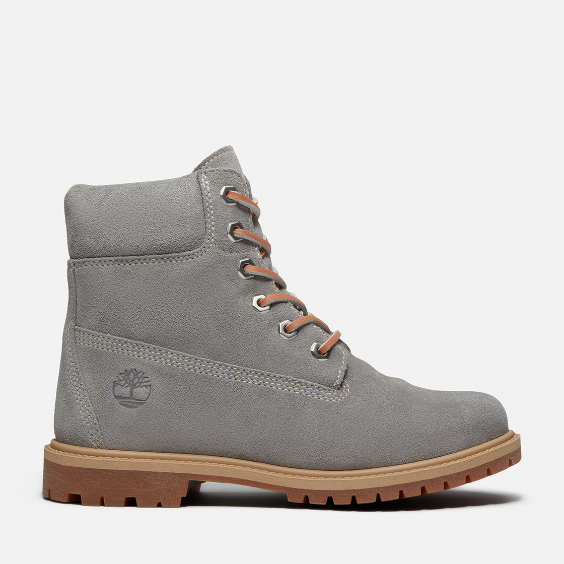 Timberland A5M5N Premium 6-Inch Boot - Gray - Rear View