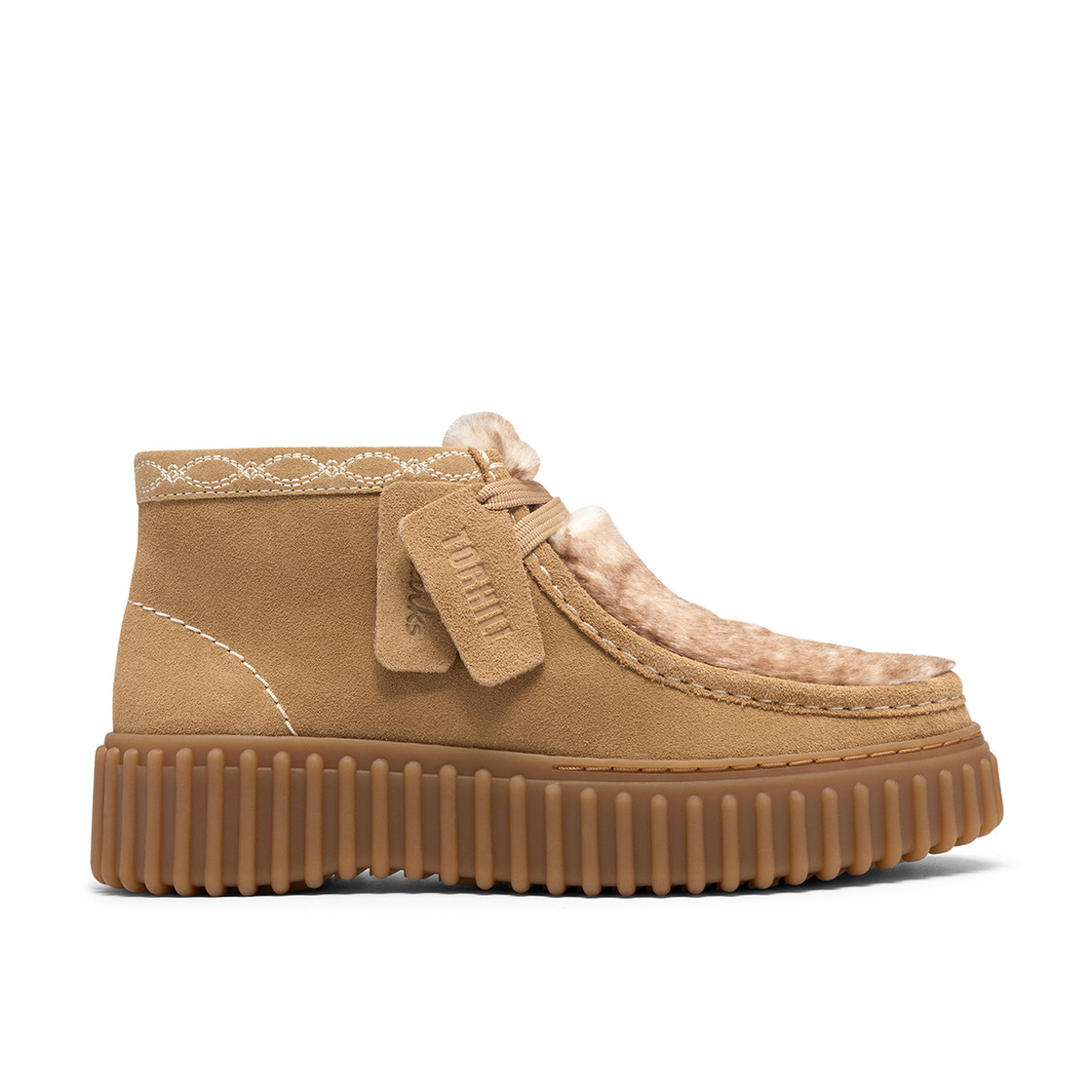 Clarks Torhill Moss - Beige - Rückansicht
