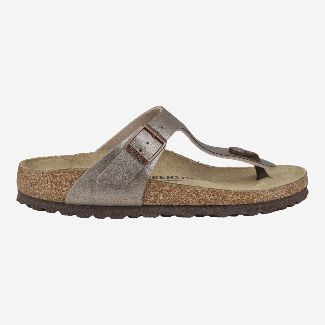 birkenstock GIZEH BIRKO-FLOR - Beige, metallik - Rückansicht