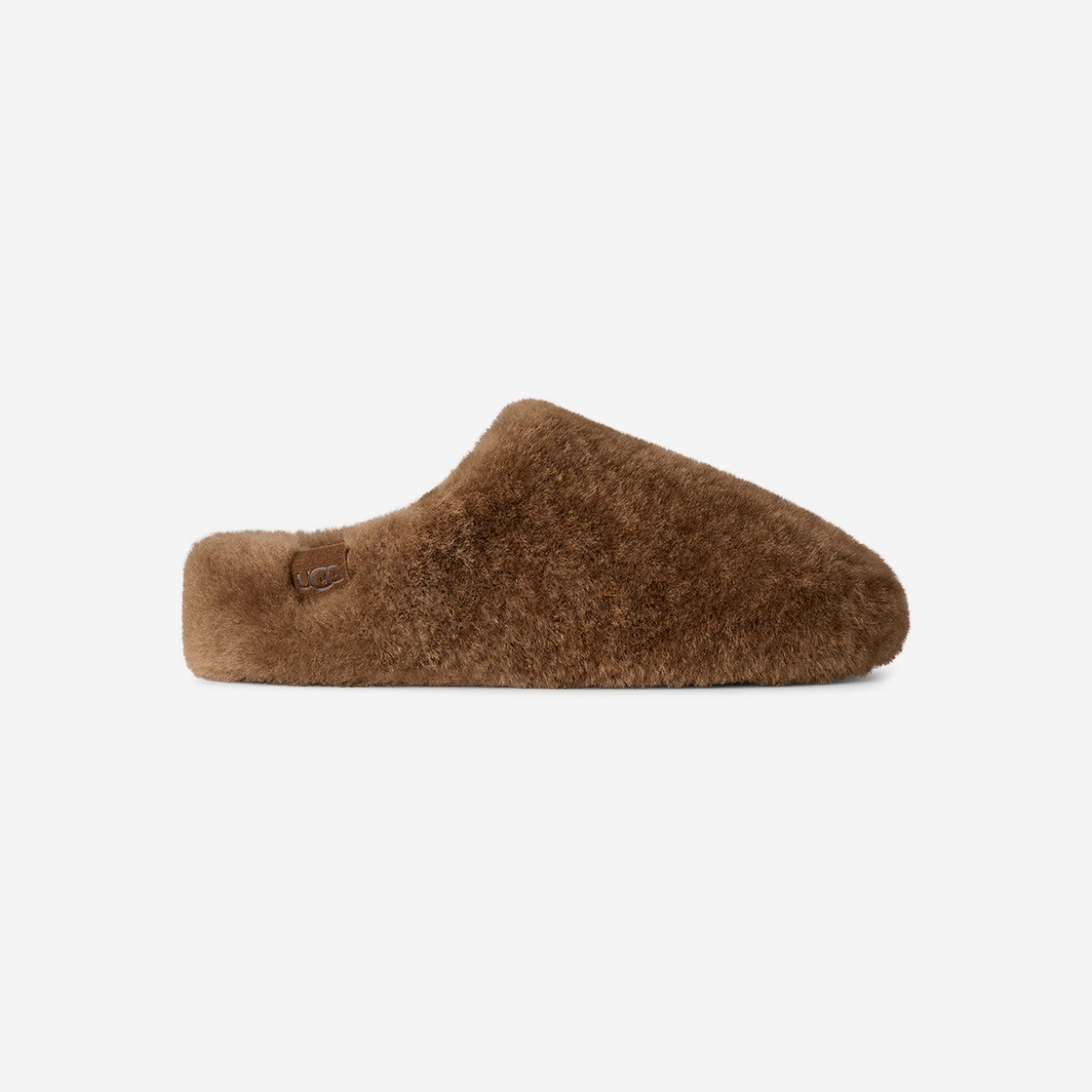 UGG Australia ELEA FLUFFED SLIP-ON - Brown - Back View