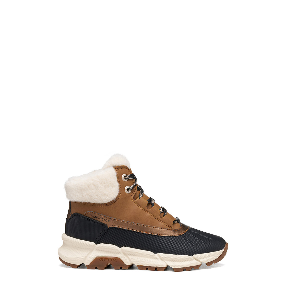 Geox FLEXYPER PLUS - Brown, mixed colors - Back view