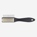 Solitaire Handle Brush - Black, Dark - Top View