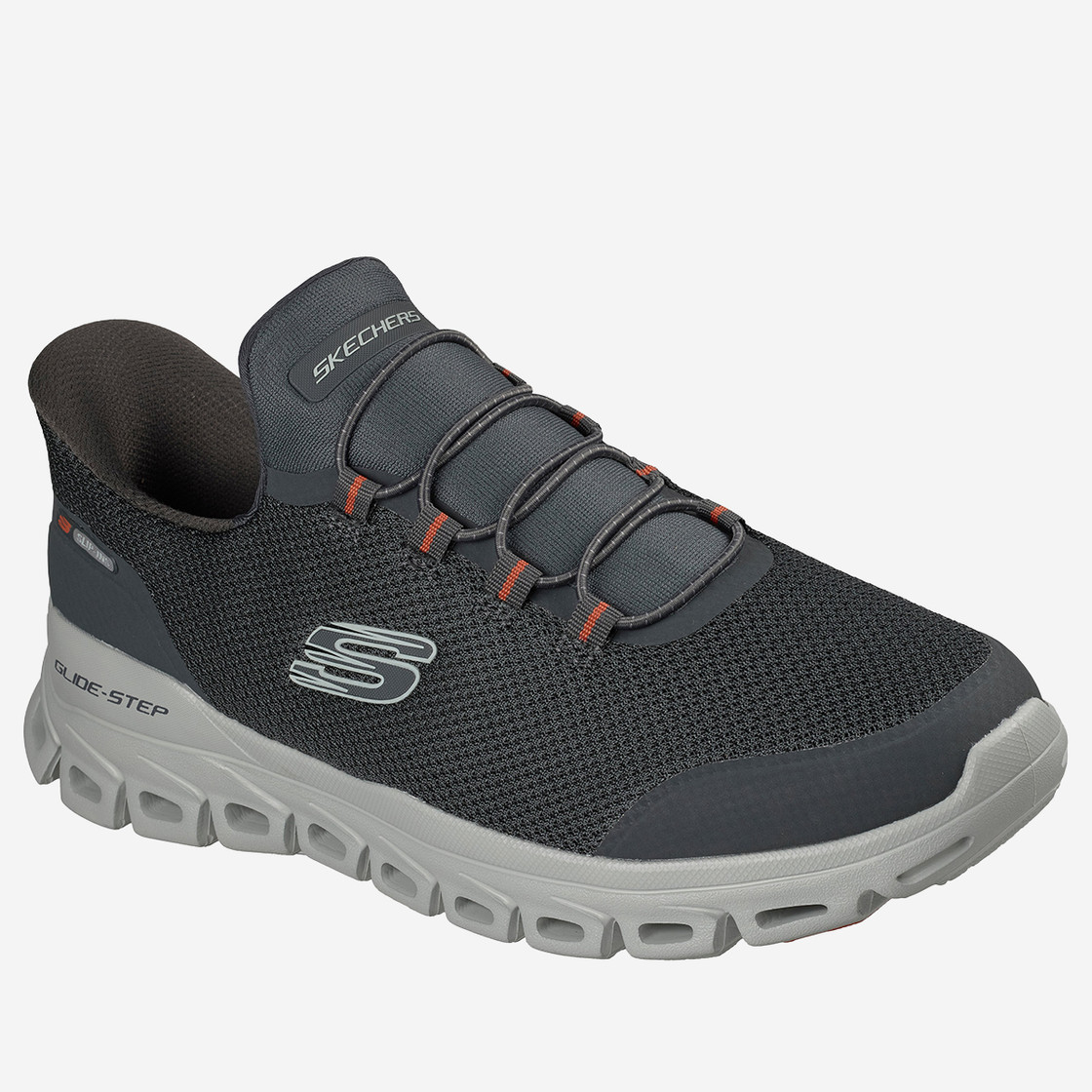 Skechers GLIDE STEP - Grau - Frontansicht