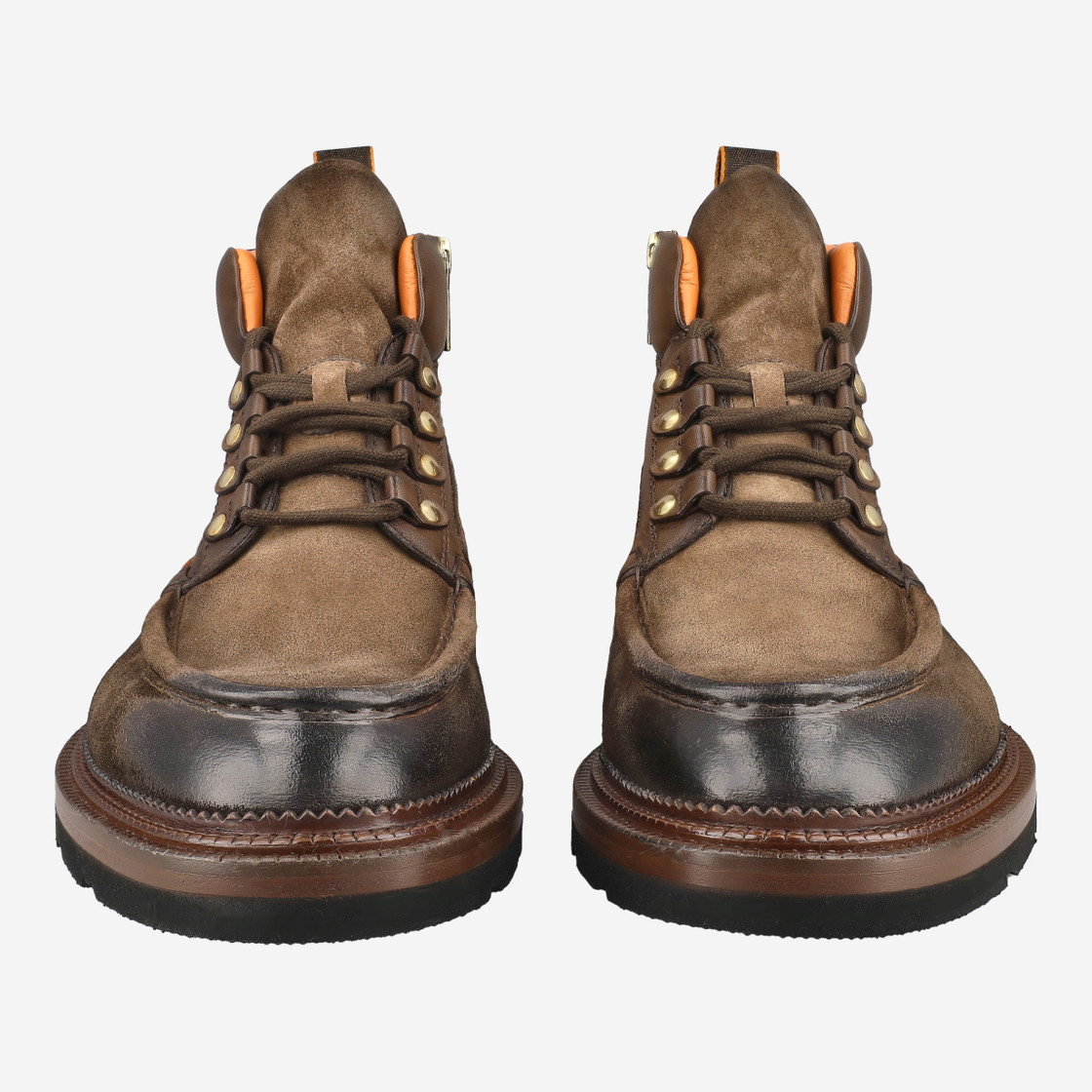 Santoni 19355 S50 - Brown - Front View