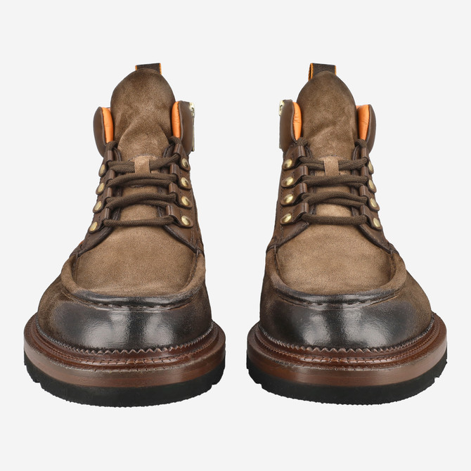 Santoni 19355 S50 - Brown - Front View