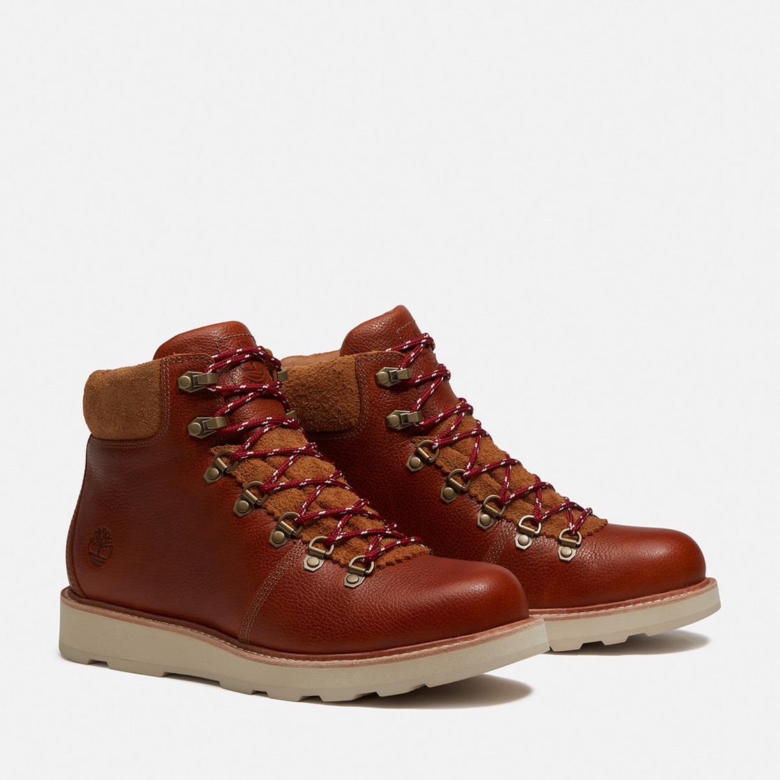 Timberland A42V6 BRITTON MILLS MID LACE U - Brown - Front View