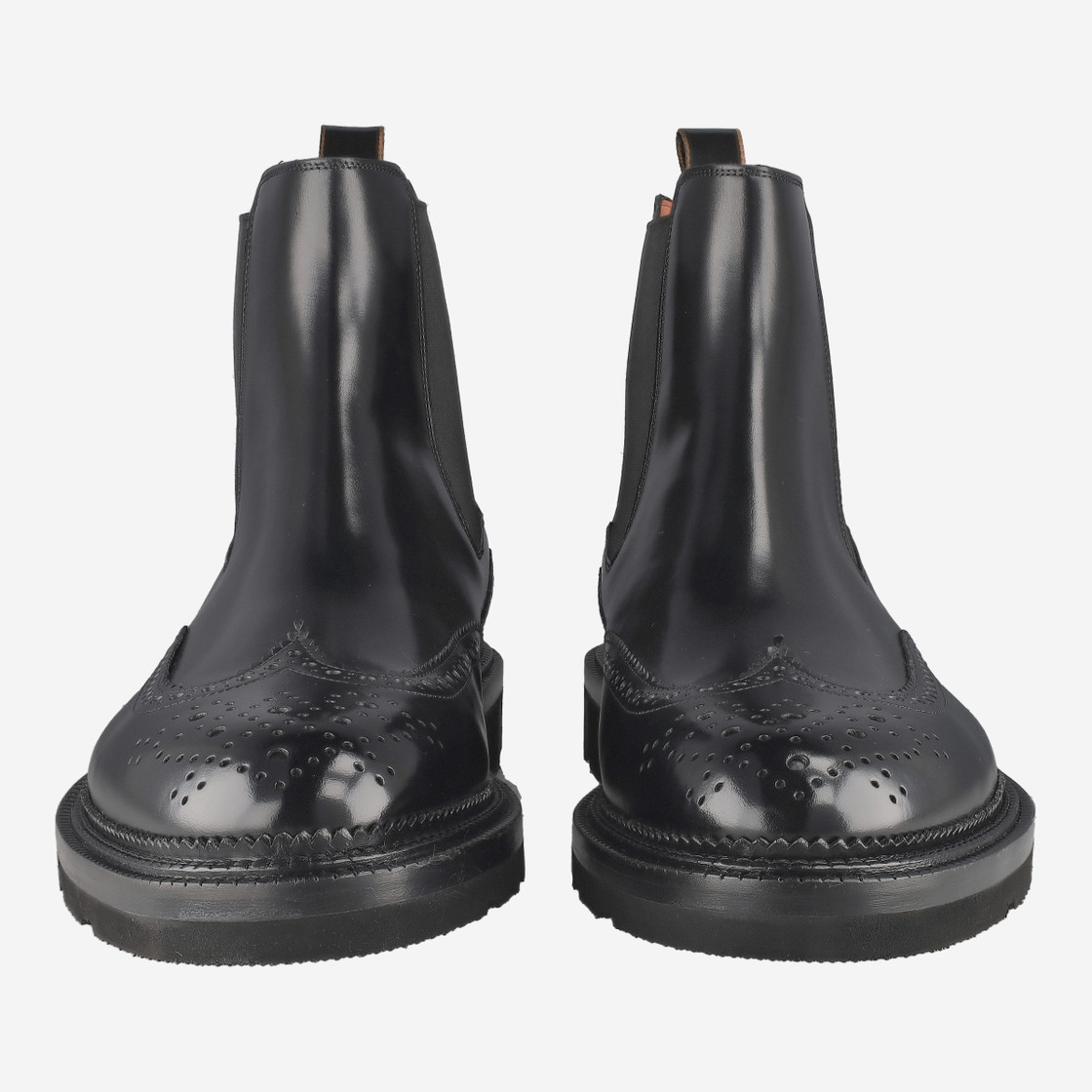 Santoni 19116 N01 - Schwarz - Frontansicht