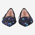 Pretty Ballerinas 53.603 - Blau, kombiniert - Frontansicht