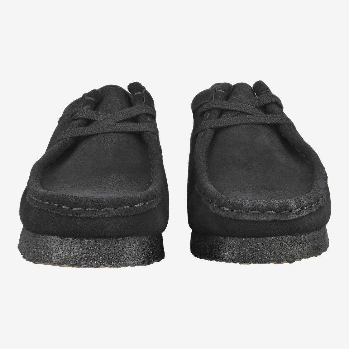 Clarks Wallabee - Schwarz - Frontansicht