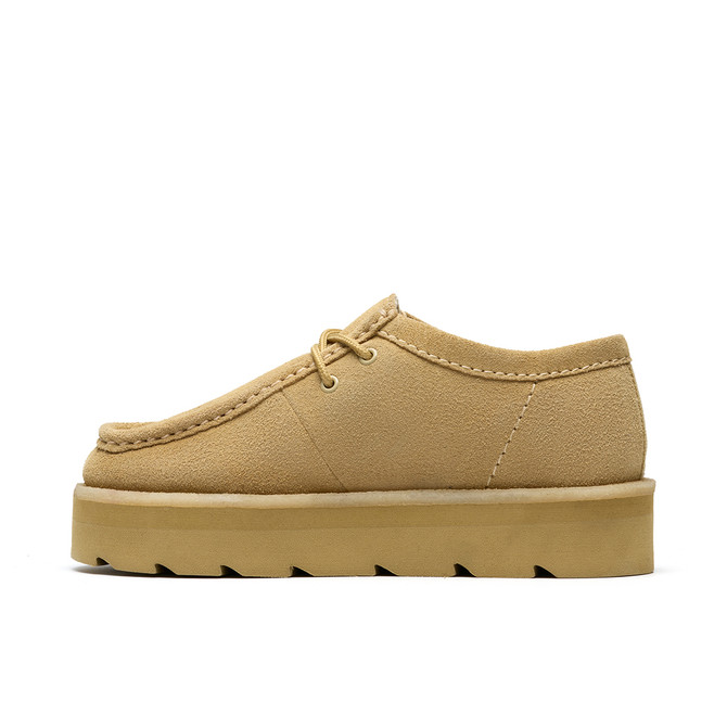 Clarks Meare Walla - Beige - Front View